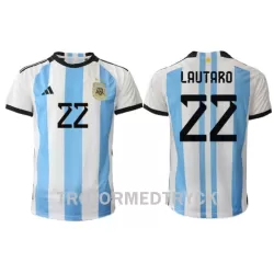 Argentina Lautaro Martinez 22 VM 2022 Fotbollströja Hemma Argentina Lautaro Martinez 22 VM 2022 Fotbollströja Hemma