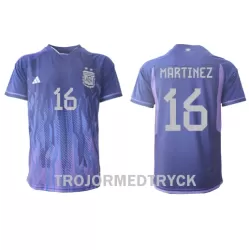 Argentina Lisandro Martinez 16 VM 2022 Fotbollströja Borta Argentina Lisandro Martinez 16 VM 2022 Fotbollströja Borta