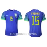 Brasilien Fabinho 15 VM 2022 Fotbollströja Borta
