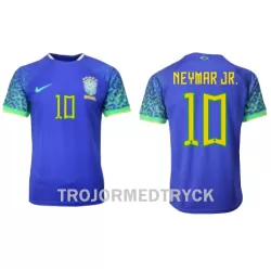 Brasilien Neymar Jr 10 VM 2022 Fotbollströja Borta Brasilien Neymar Jr 10 VM 2022 Fotbollströja Borta