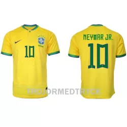 Brasilien Neymar Jr 10 VM 2022 Fotbollströja Hemma Brasilien Neymar Jr 10 VM 2022 Fotbollströja Hemma