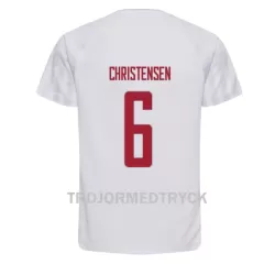 Danmark Andreas Christensen 6 VM 2022 Fotbollströja Borta Danmark Andreas Christensen 6 VM 2022 Fotbollströja Borta
