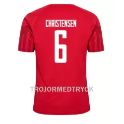 Danmark Andreas Christensen 6 VM 2022 Fotbollströja Hemma Danmark Andreas Christensen 6 VM 2022 Fotbollströja Hemma