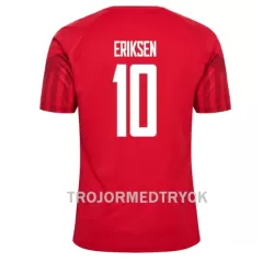 Danmark Christian Eriksen 10 VM 2022 Fotbollströja Hemma Danmark Christian Eriksen 10 VM 2022 Fotbollströja Hemma