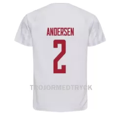 Danmark Joachim Andersen 2 VM 2022 Fotbollströja Borta Danmark Joachim Andersen 2 VM 2022 Fotbollströja Borta