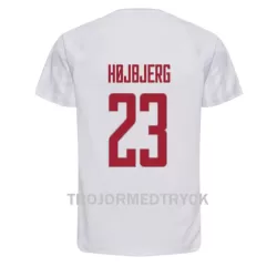 Danmark Pierre-Emile Hojbjerg 23 VM 2022 Fotbollströja Borta Danmark Pierre-Emile Hojbjerg 23 VM 2022 Fotbollströja Borta
