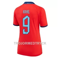 England Harry Kane 9 VM 2022 Fotbollströja Dam Borta England Harry Kane 9 VM 2022 Fotbollströja Dam Borta