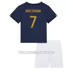 Frankrike Antoine Griezmann 7 VM 2022 Fotbollströja Barn Hemma Frankrike Antoine Griezmann 7 VM 2022 Fotbollströja Barn Hemma