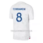 Frankrike Aurelien Tchouaméni 8 VM 2022 Fotbollströja Borta
