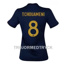 Frankrike Aurelien Tchouaméni 8 VM 2022 Fotbollströja Dam Hemma Frankrike Aurelien Tchouaméni 8 VM 2022 Fotbollströja Dam Hemma