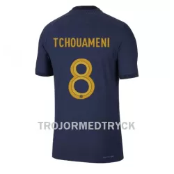 Frankrike Aurelien Tchouaméni 8 VM 2022 Fotbollströja Hemma Frankrike Aurelien Tchouaméni 8 VM 2022 Fotbollströja Hemma