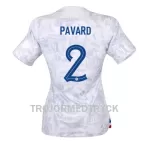 Frankrike Benjamin Pavard 2 VM 2022 Fotbollströja Dam Borta
