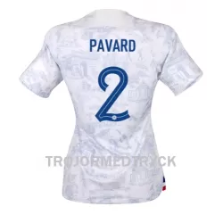 Frankrike Benjamin Pavard 2 VM 2022 Fotbollströja Dam Borta Frankrike Benjamin Pavard 2 VM 2022 Fotbollströja Dam Borta