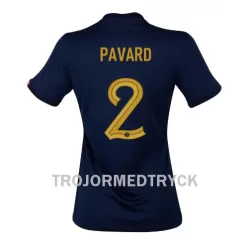 Frankrike Benjamin Pavard 2 VM 2022 Fotbollströja Dam Hemma Frankrike Benjamin Pavard 2 VM 2022 Fotbollströja Dam Hemma