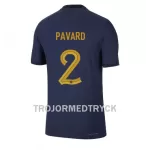 Frankrike Benjamin Pavard 2 VM 2022 Fotbollströja Hemma