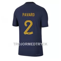 Frankrike Benjamin Pavard 2 VM 2022 Fotbollströja Hemma Frankrike Benjamin Pavard 2 VM 2022 Fotbollströja Hemma