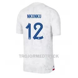 Frankrike Christopher Nkunku 12 VM 2022 Fotbollströja Borta Frankrike Christopher Nkunku 12 VM 2022 Fotbollströja Borta