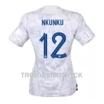 Frankrike Christopher Nkunku 12 VM 2022 Fotbollströja Dam Borta