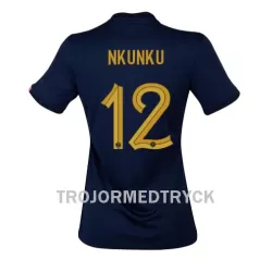 Frankrike Christopher Nkunku 12 VM 2022 Fotbollströja Dam Hemma Frankrike Christopher Nkunku 12 VM 2022 Fotbollströja Dam Hemma