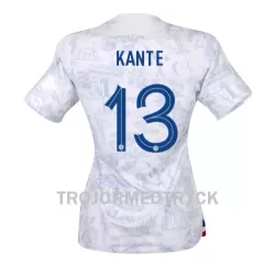 Frankrike Kante 13 VM 2022 Fotbollströja Dam Borta Frankrike Kante 13 VM 2022 Fotbollströja Dam Borta