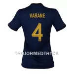 Frankrike Raphael Varane 4 VM 2022 Fotbollströja Dam Hemma