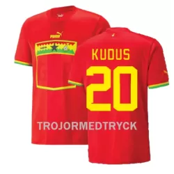 Ghana Mohammed Kudus 20 VM 2022 Fotbollströja Borta Ghana Mohammed Kudus 20 VM 2022 Fotbollströja Borta