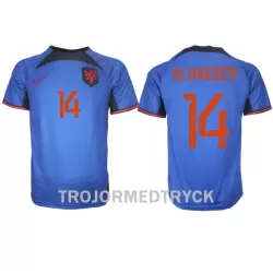 Holland Davy Klaassen 14 VM 2022 Fotbollströja Borta Holland Davy Klaassen 14 VM 2022 Fotbollströja Borta