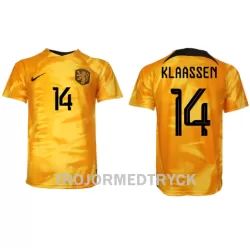 Holland Davy Klaassen 14 VM 2022 Fotbollströja Hemma Holland Davy Klaassen 14 VM 2022 Fotbollströja Hemma