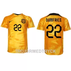 Holland Denzel Dumfries 22 VM 2022 Fotbollströja Hemma Holland Denzel Dumfries 22 VM 2022 Fotbollströja Hemma