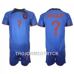 Holland Steven Bergwijn 7 VM 2022 Fotbollströja Barn Borta Holland Steven Bergwijn 7 VM 2022 Fotbollströja Barn Borta