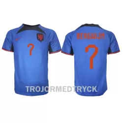Holland Steven Bergwijn 7 VM 2022 Fotbollströja Borta Holland Steven Bergwijn 7 VM 2022 Fotbollströja Borta