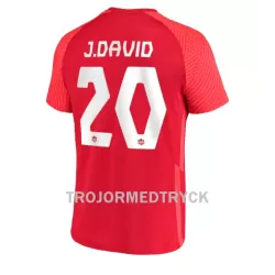 Kanada Jonathan David 20 VM 2022 Fotbollströja Hemma Kanada Jonathan David 20 VM 2022 Fotbollströja Hemma