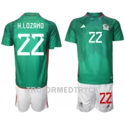 Mexiko Hirving Lozano 22 VM 2022 Fotbollströja Barn Hemma Mexiko Hirving Lozano 22 VM 2022 Fotbollströja Barn Hemma