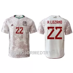 Mexiko Hirving Lozano 22 VM 2022 Fotbollströja Borta Mexiko Hirving Lozano 22 VM 2022 Fotbollströja Borta