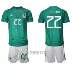 Mexiko Luis Romo 7 VM 2022 Fotbollströja Barn Hemma Mexiko Luis Romo 7 VM 2022 Fotbollströja Barn Hemma
