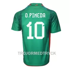 Mexiko Orbelin Pineda 10 VM 2022 Fotbollströja Hemma Mexiko Orbelin Pineda 10 VM 2022 Fotbollströja Hemma