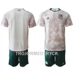 Mexiko VM 2022 Fotbollströja Barn Borta