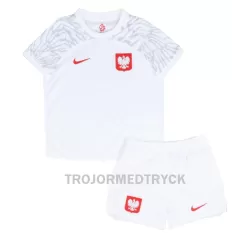 Polen VM 2022 Fotbollströja Barn Hemma Polen VM 2022 Fotbollströja Barn Hemma