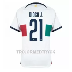 Portugal Diogo Jota 21 VM 2022 Fotbollströja Borta Portugal Diogo Jota 21 VM 2022 Fotbollströja Borta