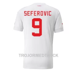 Schweiz Haris Seferovic 9 VM 2022 Fotbollströja Borta Schweiz Haris Seferovic 9 VM 2022 Fotbollströja Borta