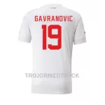 Schweiz Mario Gavranovic 19 VM 2022 Fotbollströja Borta