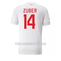 Schweiz Steven Zuber 14 VM 2022 Fotbollströja Borta Schweiz Steven Zuber 14 VM 2022 Fotbollströja Borta