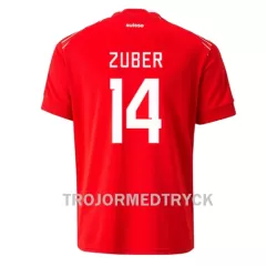 Schweiz Steven Zuber 14 VM 2022 Fotbollströja Hemma Schweiz Steven Zuber 14 VM 2022 Fotbollströja Hemma