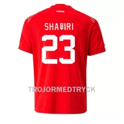 Schweiz Xherdan Shaqiri 23 VM 2022 Fotbollströja Hemma Schweiz Xherdan Shaqiri 23 VM 2022 Fotbollströja Hemma