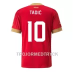 Serbien Dusan Tadic 10 VM 2022 Fotbollströja Hemma