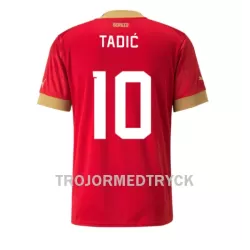 Serbien Dusan Tadic 10 VM 2022 Fotbollströja Hemma Serbien Dusan Tadic 10 VM 2022 Fotbollströja Hemma