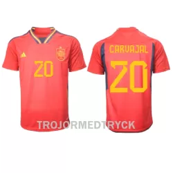 Spanien Daniel Carvajal 20 VM 2022 Fotbollströja Hemma Spanien Daniel Carvajal 20 VM 2022 Fotbollströja Hemma
