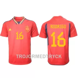 Spanien Rodri Hernandez 16 VM 2022 Fotbollströja Hemma Spanien Rodri Hernandez 16 VM 2022 Fotbollströja Hemma