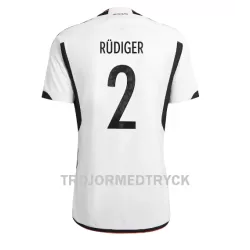 Tyskland Antonio Rudiger 2 VM 2022 Fotbollströja Hemma Tyskland Antonio Rudiger 2 VM 2022 Fotbollströja Hemma