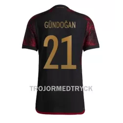 Tyskland Ilkay Gündogan 21 VM 2022 Fotbollströja Borta Tyskland Ilkay Gündogan 21 VM 2022 Fotbollströja Borta